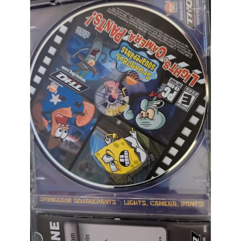 SpongeBob SquarePants: Lights, Camera, Pants (PC CD-ROM, 2005)